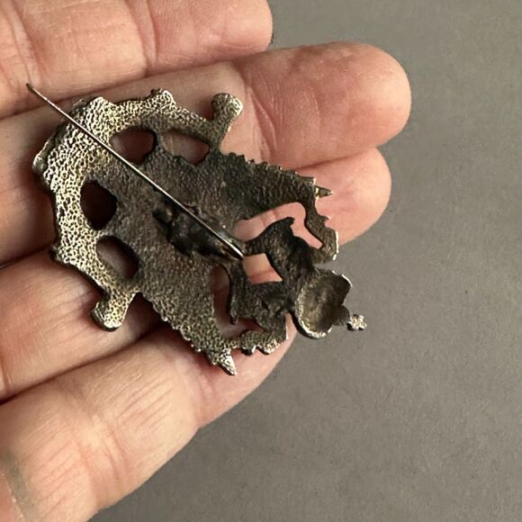 Vintage Ponnia Tuscan Insignia Badge Side style Beret uniform pin Memorabilia - Picture 11 of 11